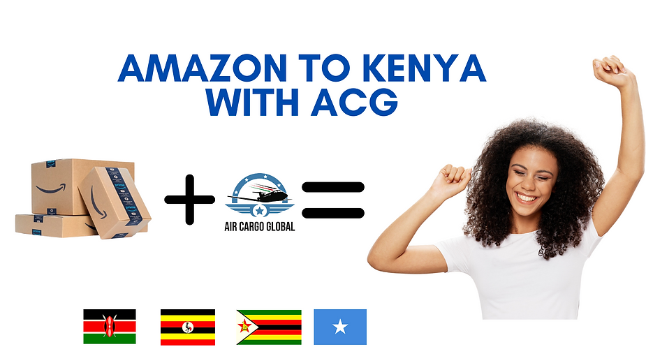 ship from amazon to kenya from USA and UK